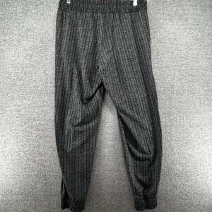 Athleta Aliso Jogger Pants Women Size 12 Geometric Olive Green Activewear
